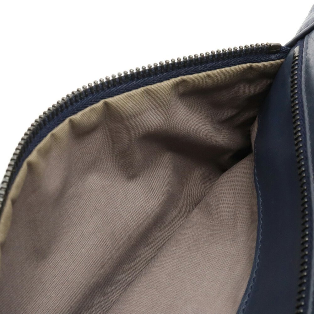 BOTTEGA VENETA Intrecciato Waist Bag Body Leather Blue 361013 - Picture 8 of 9